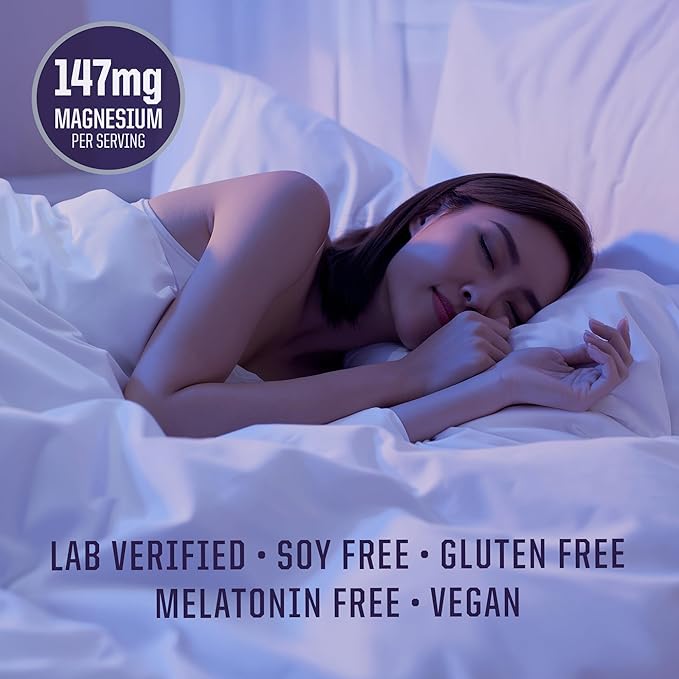 Magnesium Supplement + Zen Capsules Mood, Sleep & Stress Support with Magnesium, L-Theanine & GABA Promotes Relaxation, Sleep Quality & Mental Clarity – Vegan & Non-Drowsy – 90 Capsules