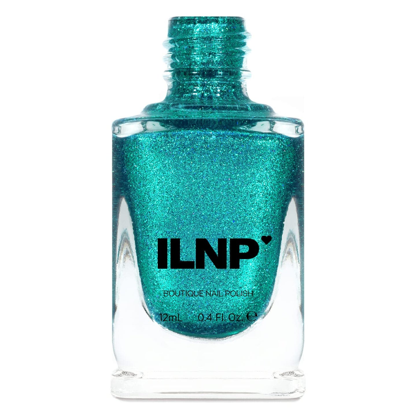 Ilnp No Days Off - Stunning Teal Holographic Nail Polish