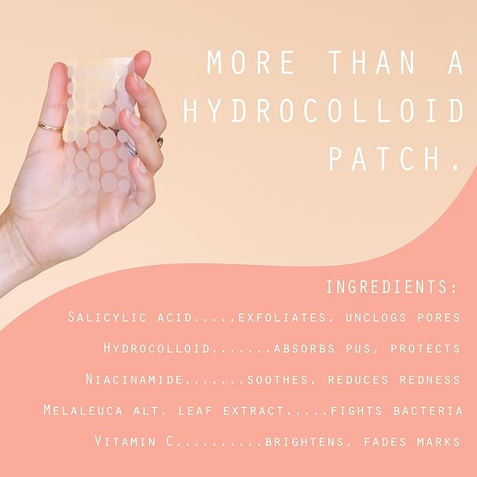 Dot Pimple Zit Patches for Face – Dermatologist Recommended & Ranked 1 for Most Effective Blemish Support – All Natural Hydrocolloid Acne Stickers with Vitamin C & Salicylic Acid (8 & 12 mm, 108 ct)