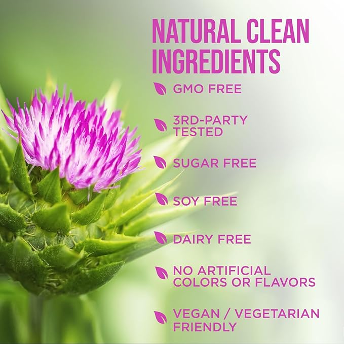 Liver Cleanse Detox & Repair Supplement – 21 Herb Formula with Milk Thistle, Dandelion, Artichoke, Chicory Root & Beet – Natural Liver Support for Detox & Wellness – Non-GMO, Vegan – 60 Capsules