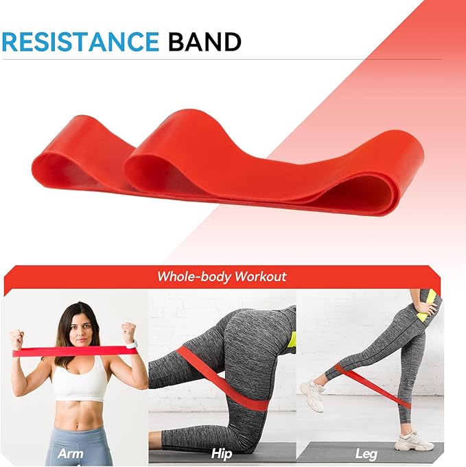 5 in 1 Foam Roller Set, Trigger Point Back Roller, Muscle Roller Stick, Massage Ball, Massage Roller, Resistance Band for Deep Tissue Massage Fitness Exercise Yoga Pilates(Orange)