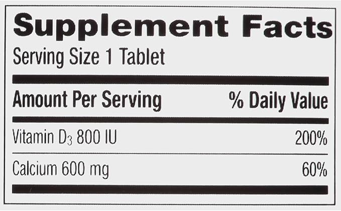 Caltrate 600 Plus D3 Calcium and Vitamin D Supplement Tablets, Bone Health Supplements for Adults - 60 Count (Pack of 2)