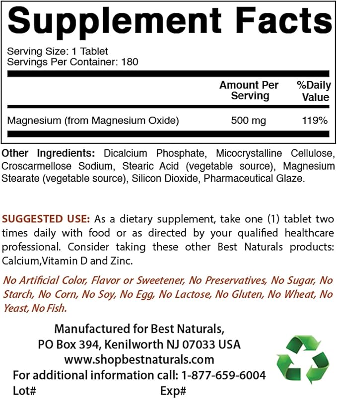 Coral Calcium Plus 1000 mg & Magnesium Oxide 500 mg