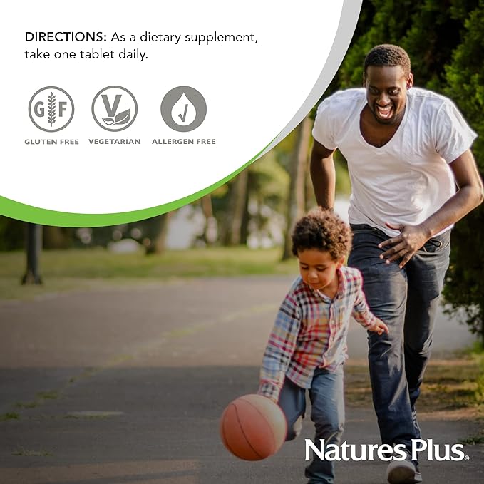 NaturesPlus Vitamin B12 (Methylcobalamin) - 1000 mcg, 90 Vegetarian Tablets - High Potency Red Blood Cell Support - Natural Energy Booster, Promotes Overall Health - Gluten-Free - 90 Servings