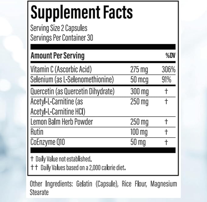 ThyroSoothe - Dr. Formulated Thyroid Support Supplement – Natural Formula for Hyperthyroidism & Graves’ Condition – Includes Selenium, Vitamin C, Lemon Balm for Overall Thyroid Health – 30 Day Supply