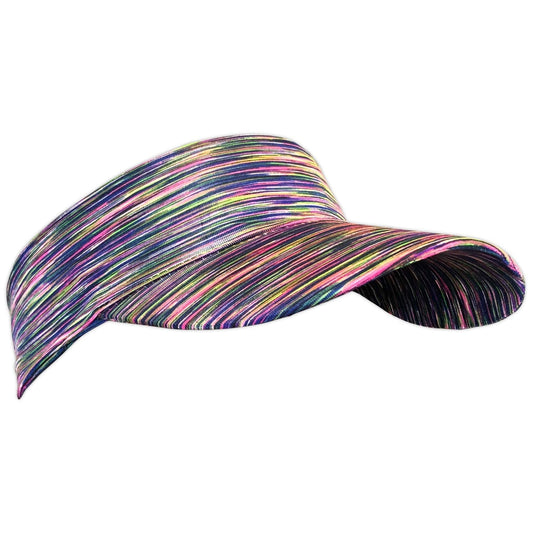 Scunci Sporty Visor Headwrap, Super Stretchy And Comfy, One Size, Assorted Colors (1-Count)