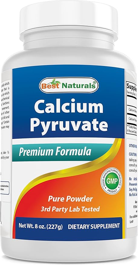 Calcium Pyruvate Powder 8 OZ & Magnesium Glycinate 425 mg