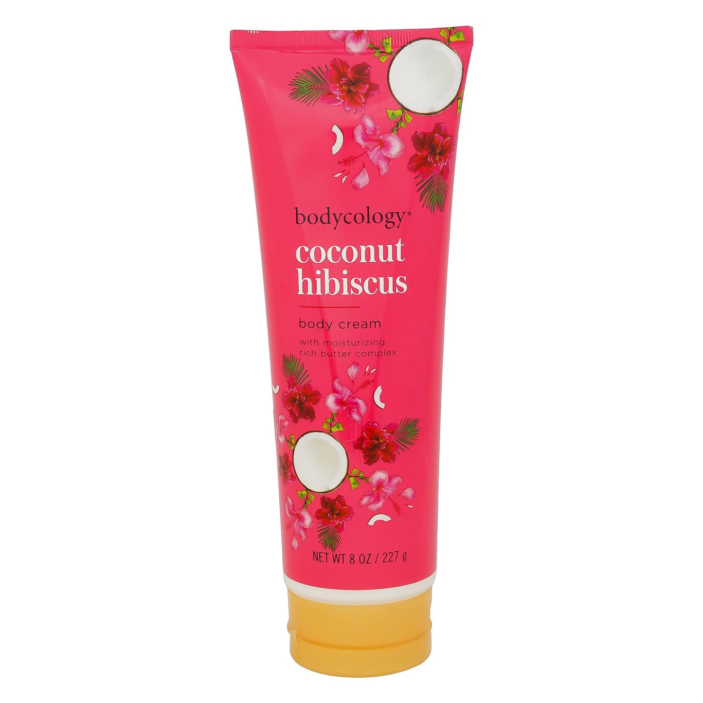 Bodycology Coconut Hibiscus Moisturizing Body Cream - 8 Oz