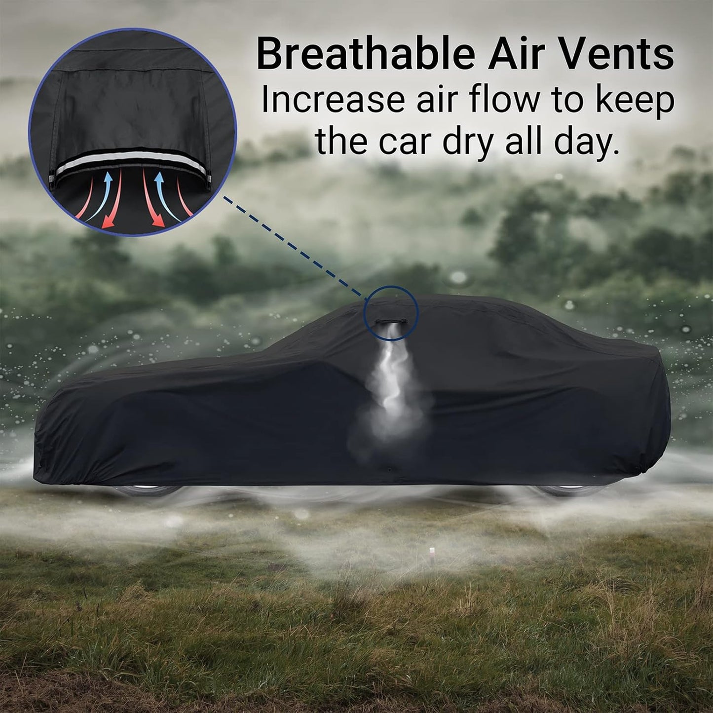 iCarCover Custom Car Cover for 1982-1992 Chevy Camaro Z28, IROC-Z, RS, Berlinetta, Sport Waterproof All Weather Rain Snow UV Sun Protector Full Exterior Indoor Outdoor Car Cover (Stripe - Black/Red)