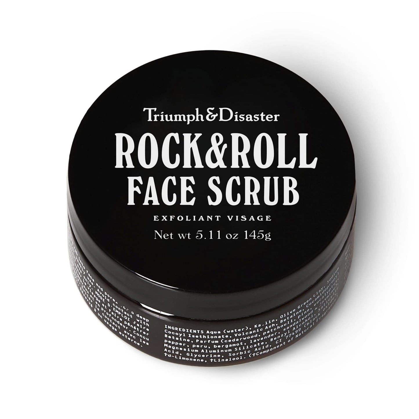 Triumph & Disaster | Rock & Roll Face Scrub For Men | Natural, Exfoliating Pore Cleansing Facial Scrub - Removing Blackheads And