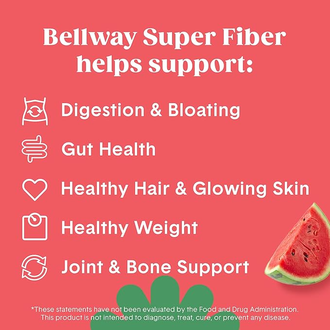 Bellway Super Fiber Powder + Collagen, Watermelon & Bellway Electric Frother Bundle