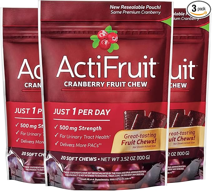 Enzymatic Therapy ActiFruit™ 20 soft chews ( Multi-Pack)