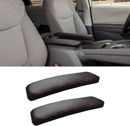 Compatible with Center Console Armrest Cover for Toyota Sienna 2018 2019 2020 2021 2022 2023 2024 Leather Arm Rest Storage Box Lids Cushion Protector Pad