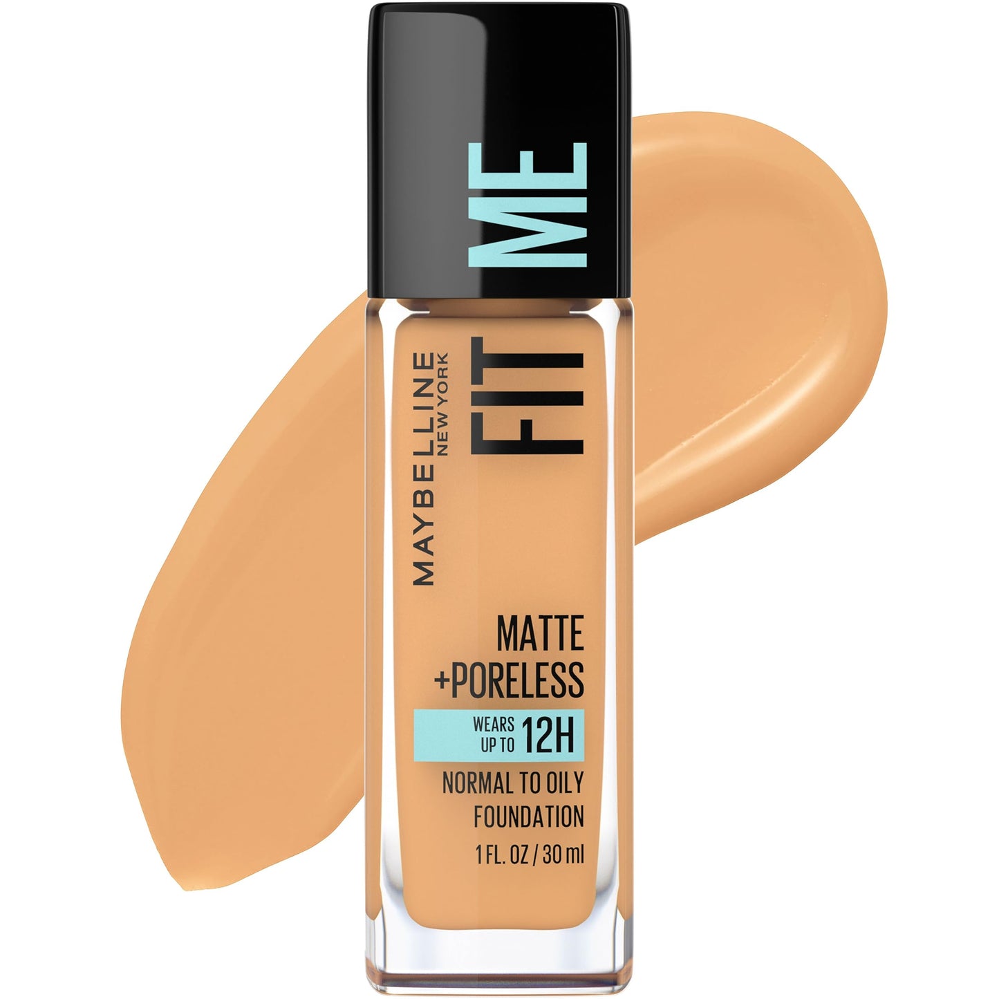 Maybelline New York Fit Me Matte Plus Poreless Foundation, Golden, 1 Fluid Ounce