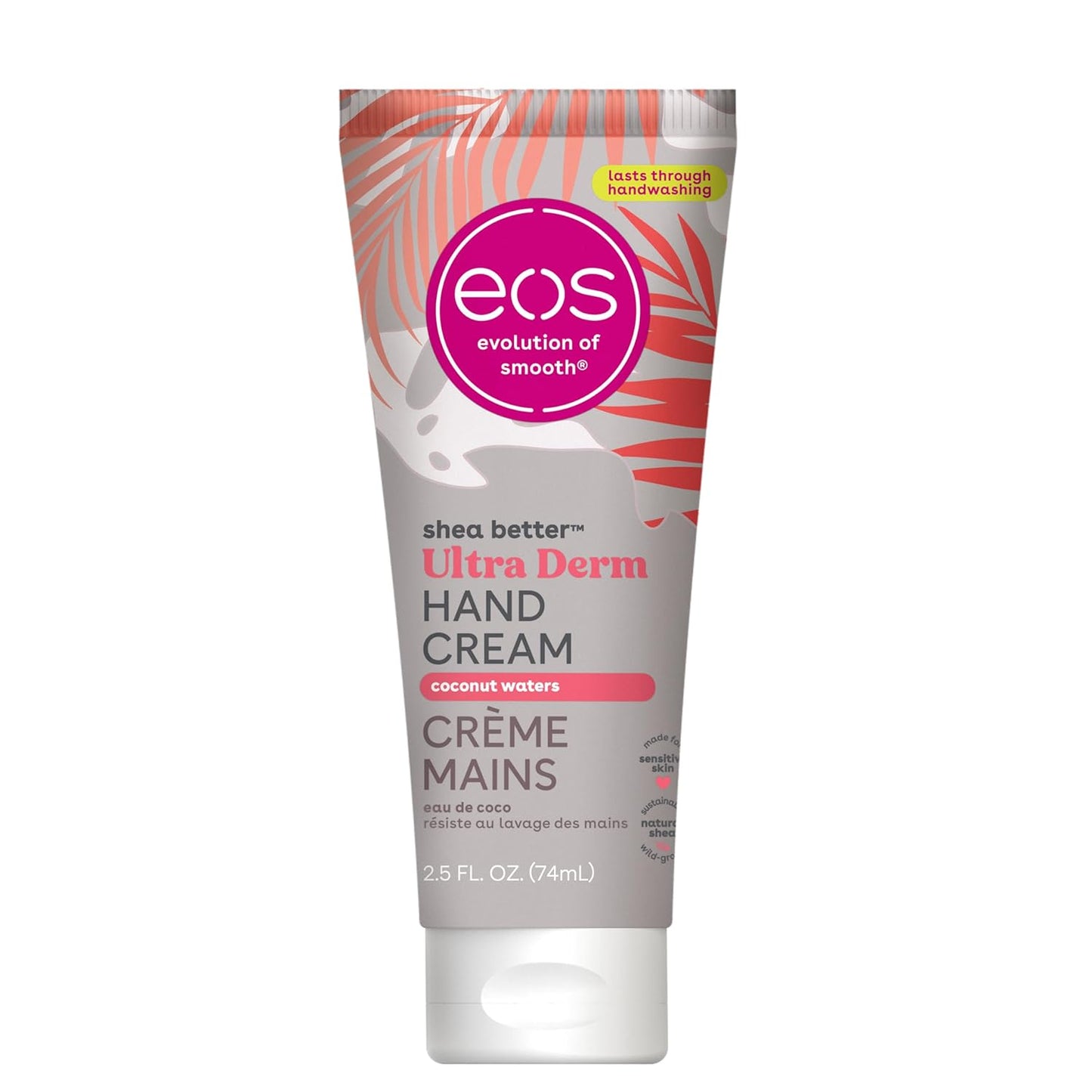 EOS Hand Cream – Pink Citrus | Natural Shea Butter Lotion for 24-Hour Hydration