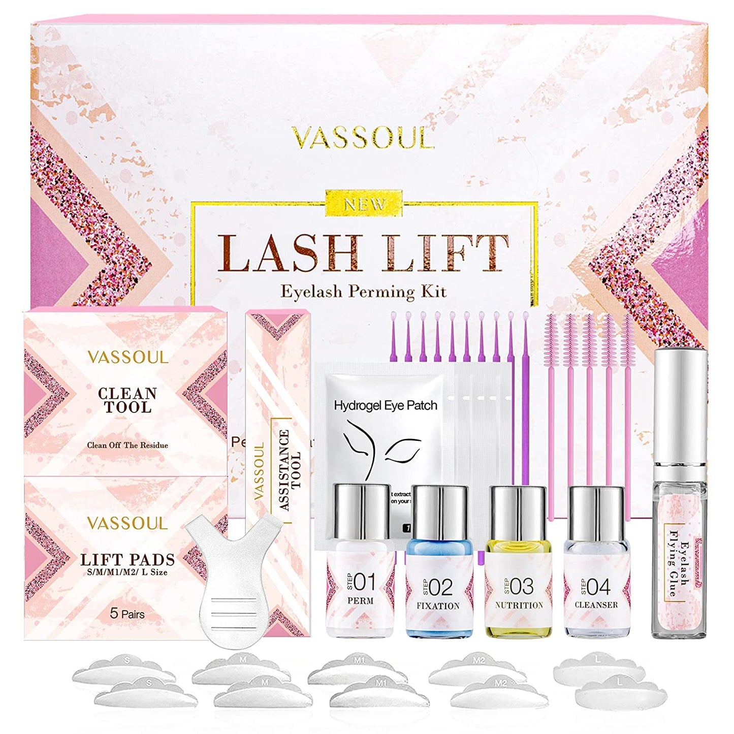 Lash Lift Kit, Eyelash Lift Kit, Advanced Eyelash Perm Kit, Eyelash Curling Lash Extension Set For Beginner And Professional Las