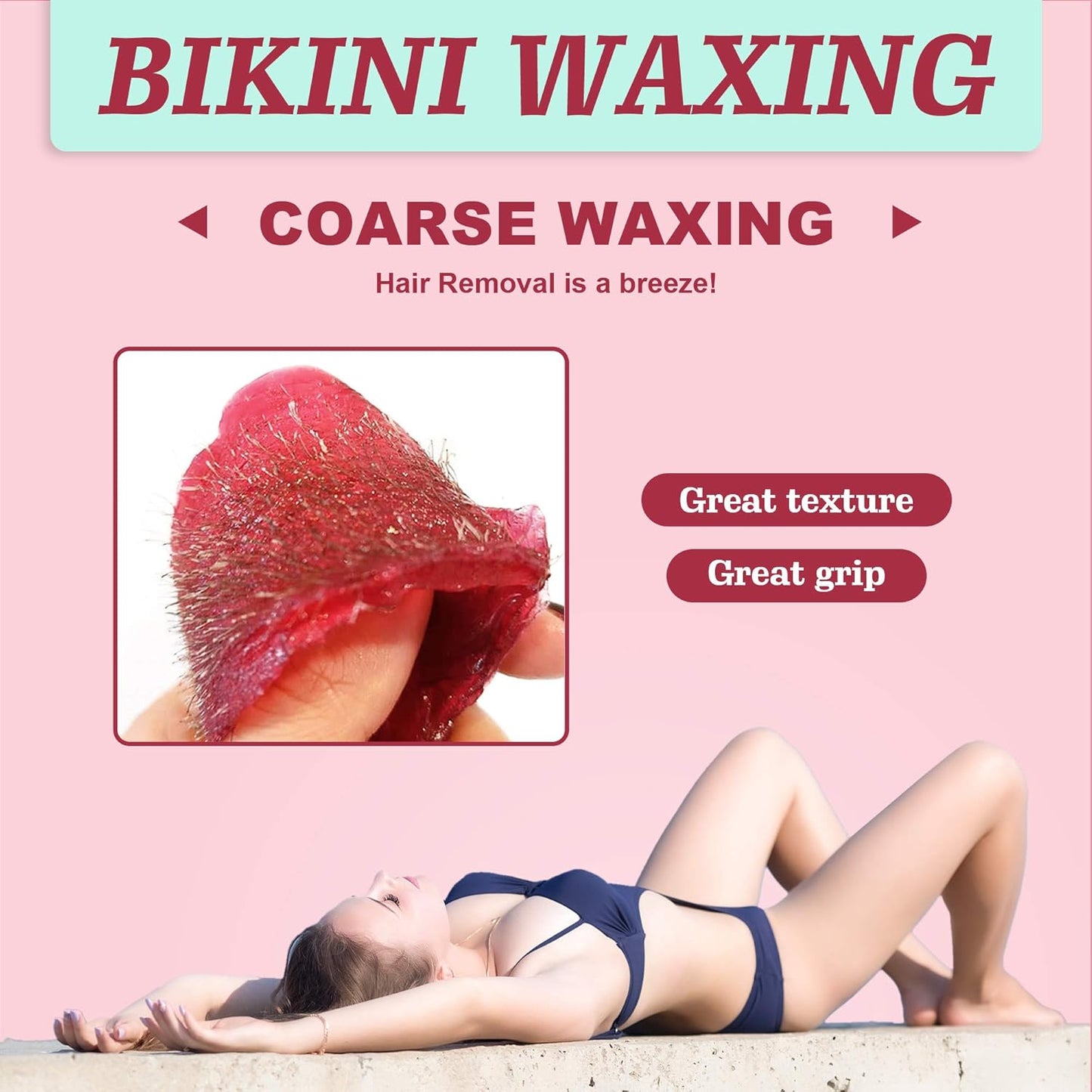 1Lb Ajoura Refill Wax Beans | Coarse Brazilian Wax for At-Home Hair Removal