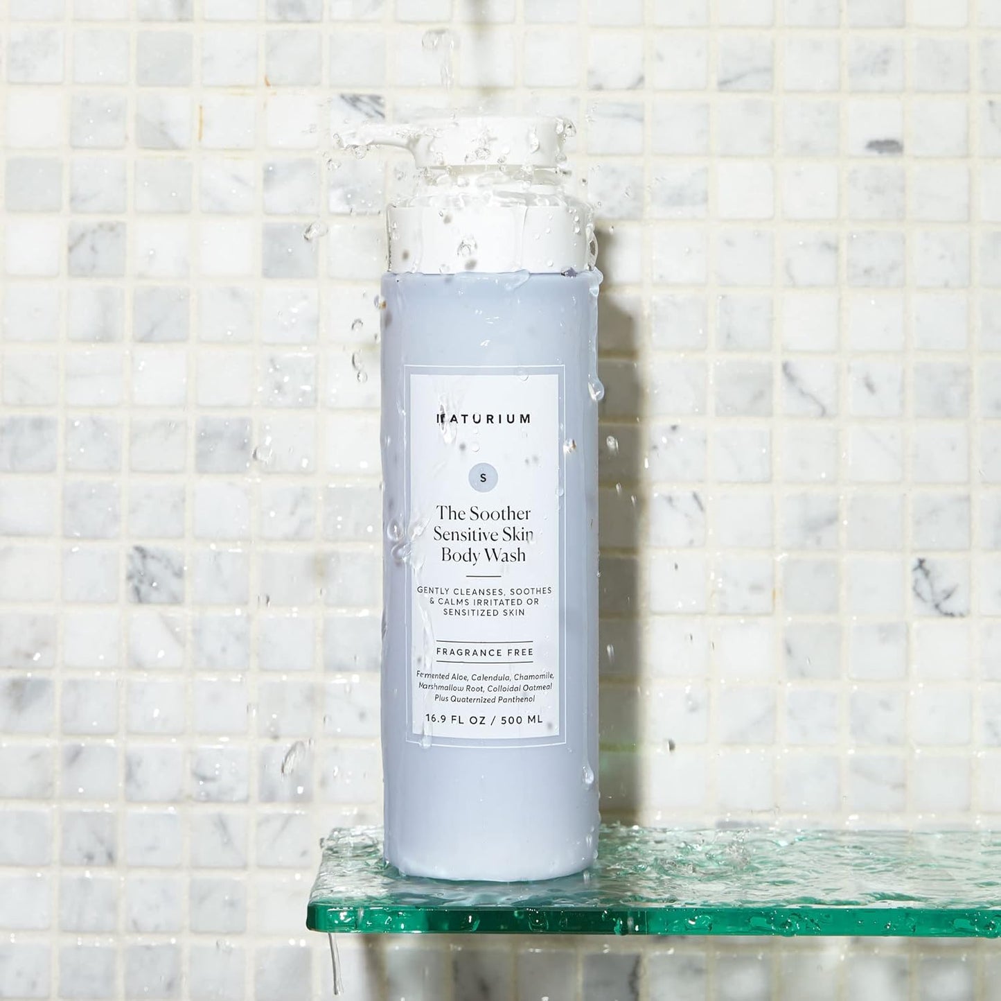 Naturium Calmer Ceramide Body Wash | Fragrance-Free & Moisturizing | 16.9 oz