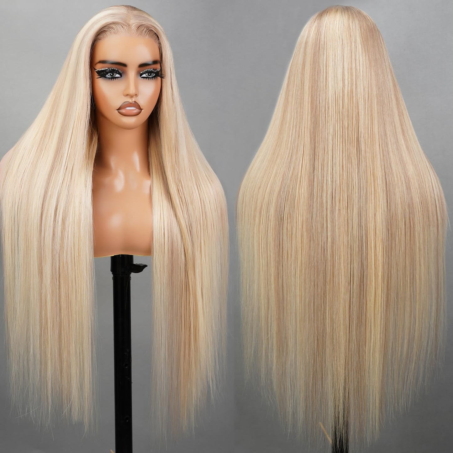 Superlook 6X5 Wear And Go Glueless Wigs Human Hair 220% Density P10/613 Lace Front Wig Human Hair Blonde Lace Front Wig Human Ha