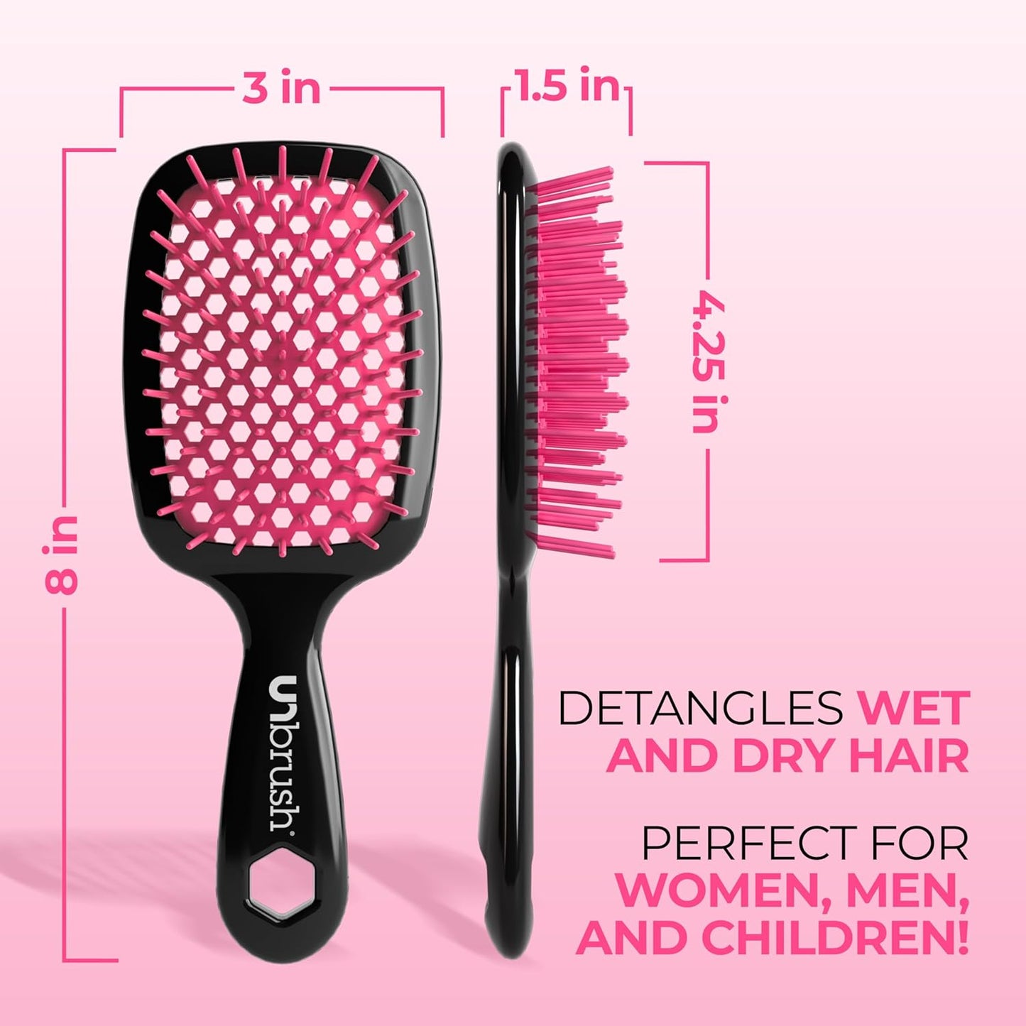 FHI Heat UNbrush Detangling Brush | Pain-Free for Wet & Dry Hair Types