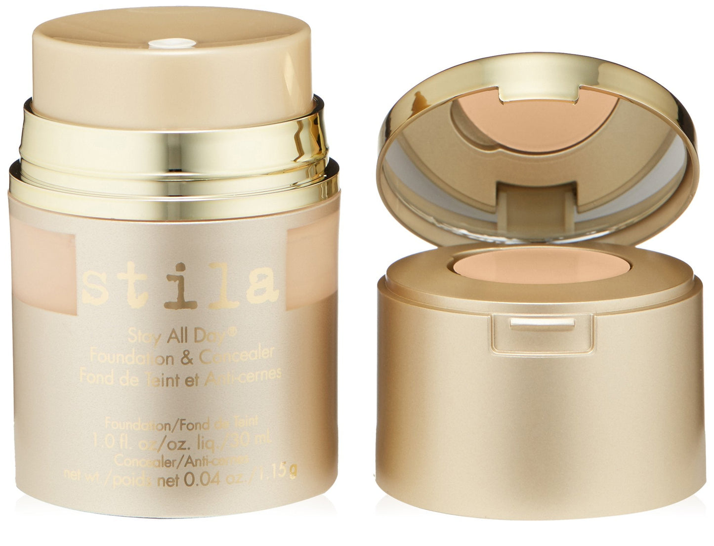Stila Stay All Day Foundation & Concealer, Porcelain, 1 Ounce