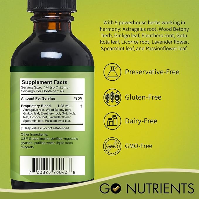 Go Nutrients Liver Edge & Adrenal Edge | Energy & Fatigue Supplement Cortisol Manager Liquid Drops Non-GMO, Gluten Free | Liver Cleanse & Advanced Liver Liquid Drops Supplement Milk Thistle Seed