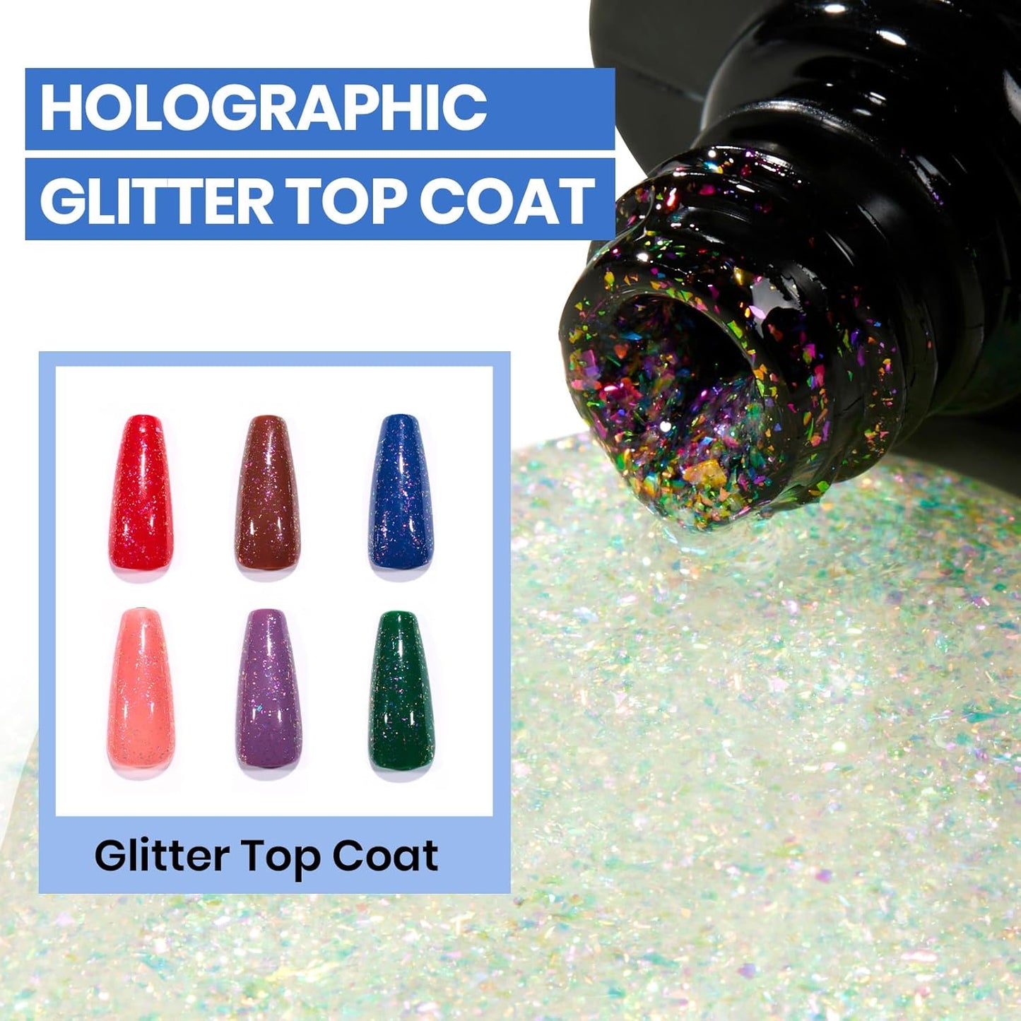 44-Piece Gel Nail Polish Kit | UV Light | 24 Colors | Base & Top Coats | Gifts for Women