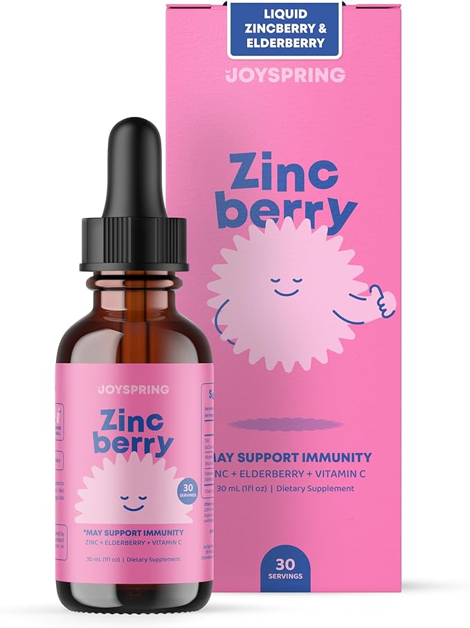 JoySpring Back to School Bundle - Sugar-Free Liquid Vitamin C & Zinc, B Complex & Vitamin C Drops | Kids Vitamins Naturally Sourced, Non-GMO, Non-Alcoholic Formula, Immunity Health Support | Vegan