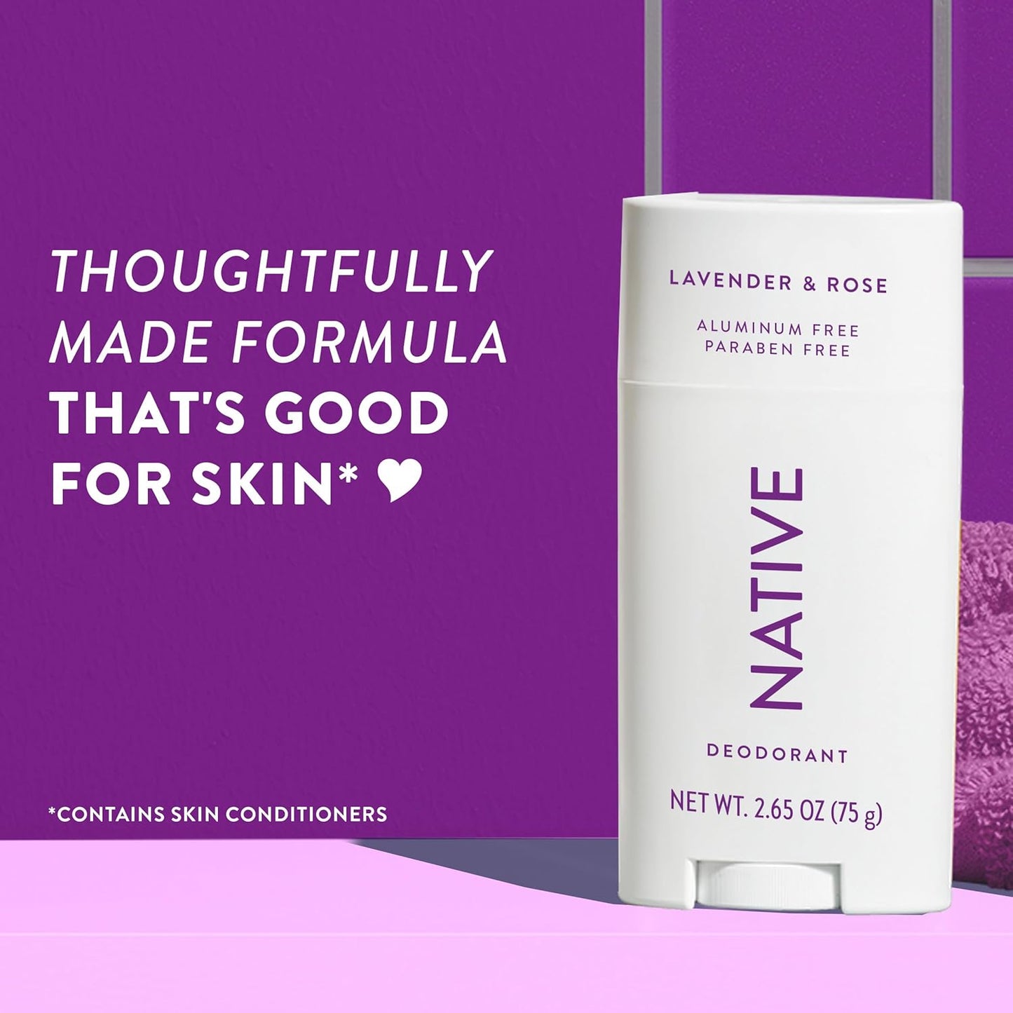 Native Deodorant | 72-Hour Odor Control | Aluminum-Free, Coconut & Vanilla