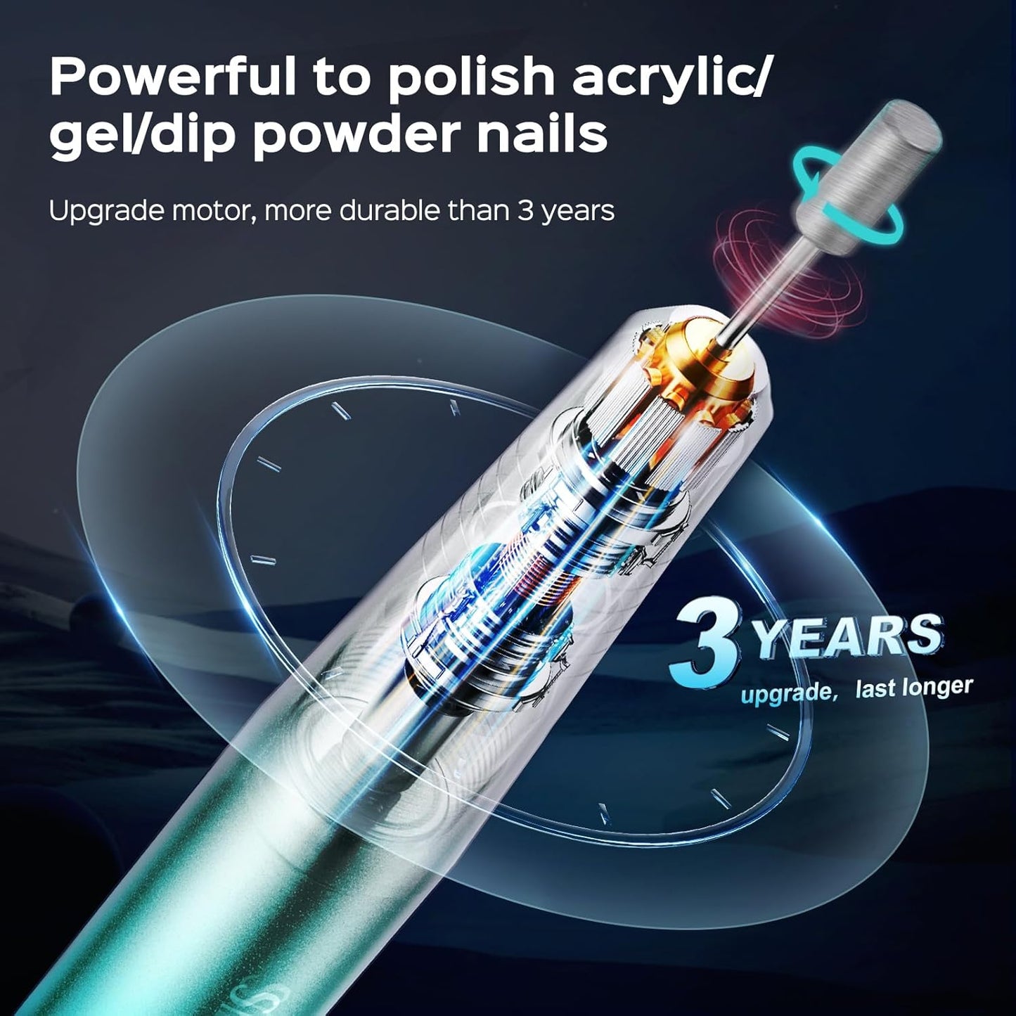 Professional Electric Nail Drill Kit | Portable Acrylic & Gel Nail File