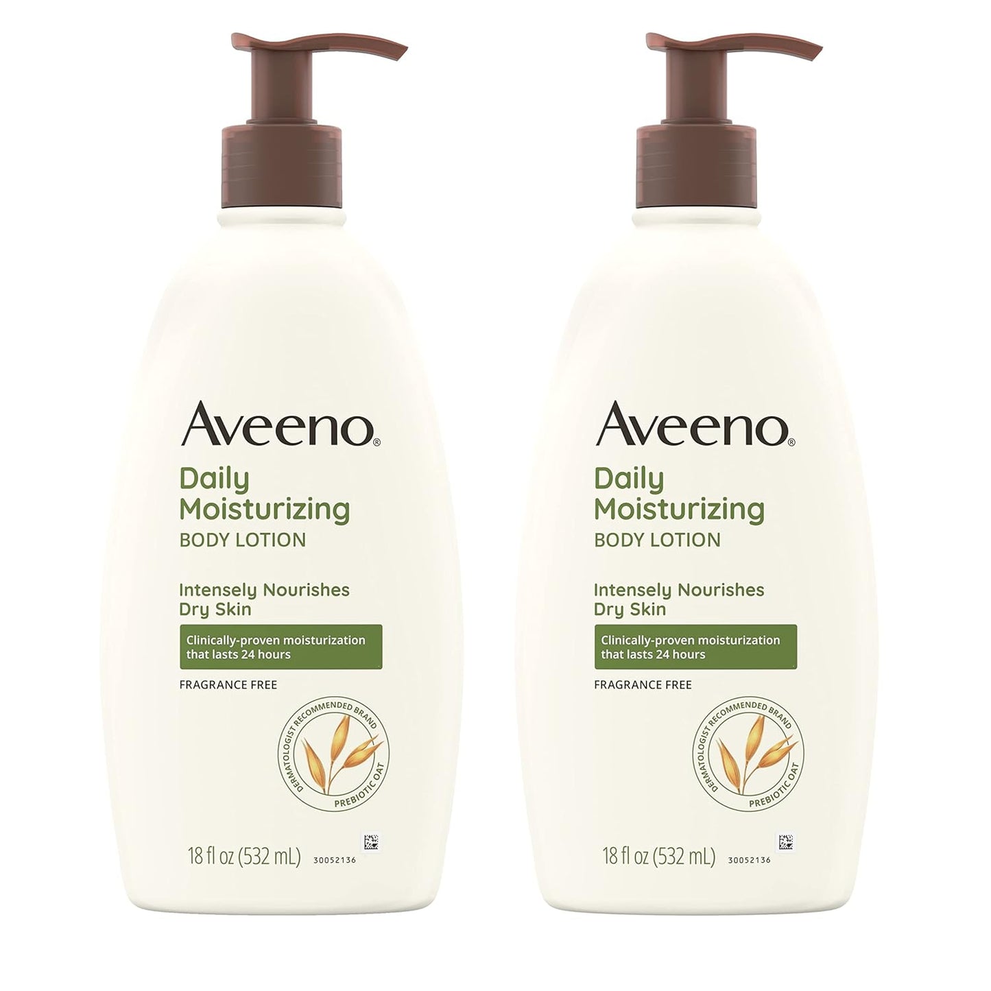 Aveeno Daily Moisturizing Lotion | 2-Pack | 20 Fl Oz Pump | Hydrating