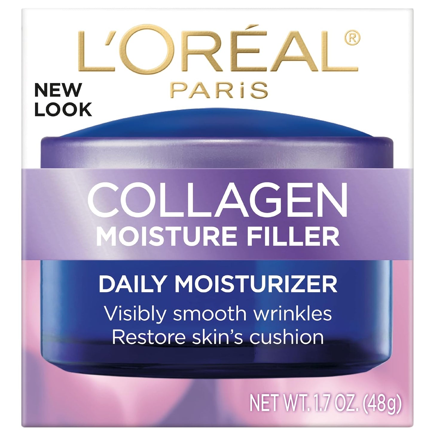 L’Oreal Paris Collagen Daily Face Moisturizer | Anti-Aging Hydration Cream 1.7 oz