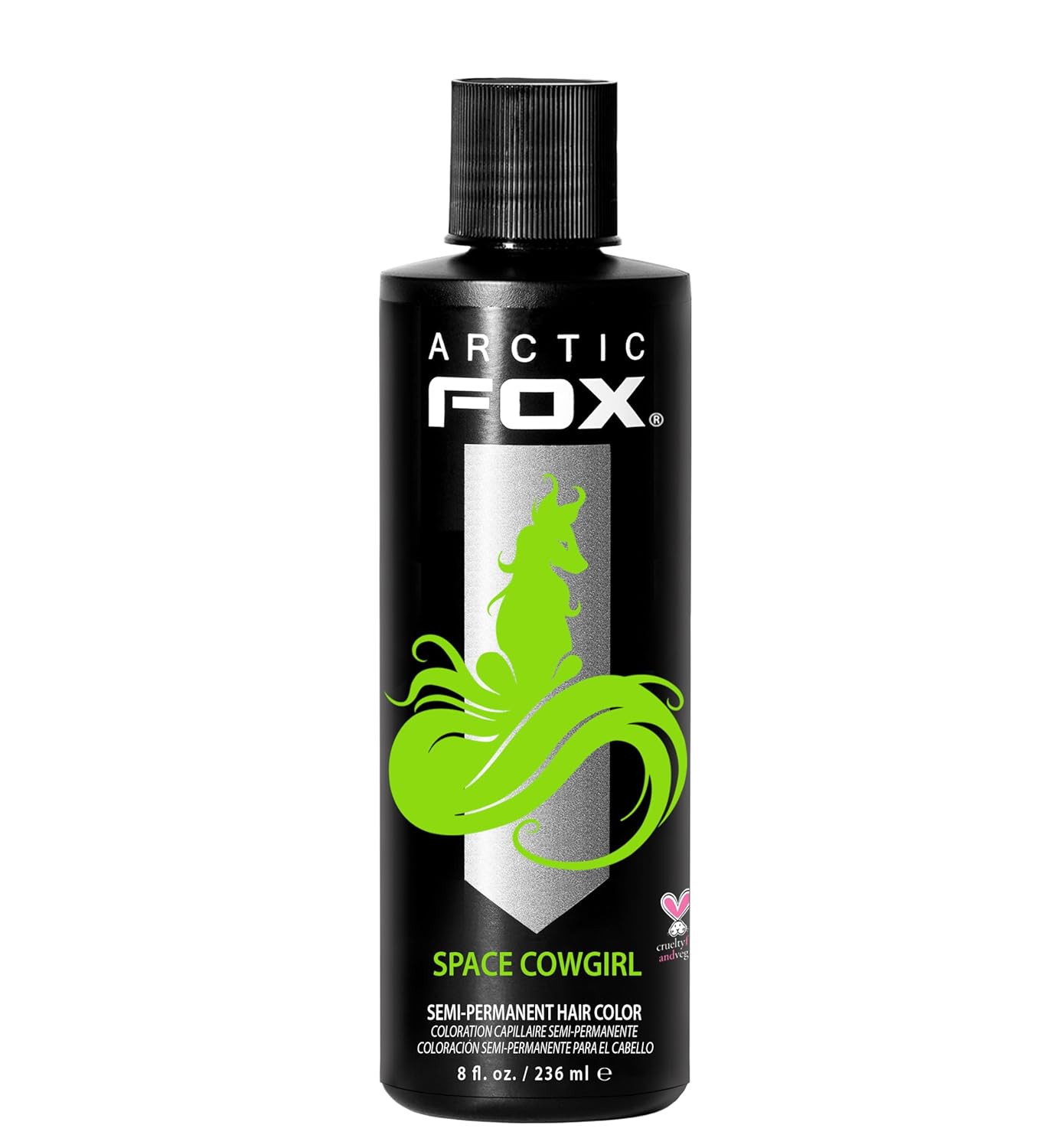 Vegan Semi-Permanent Hair Color Dye | Arctic Fox Aquamarine - 4 Fl Oz (Pack of 2)
