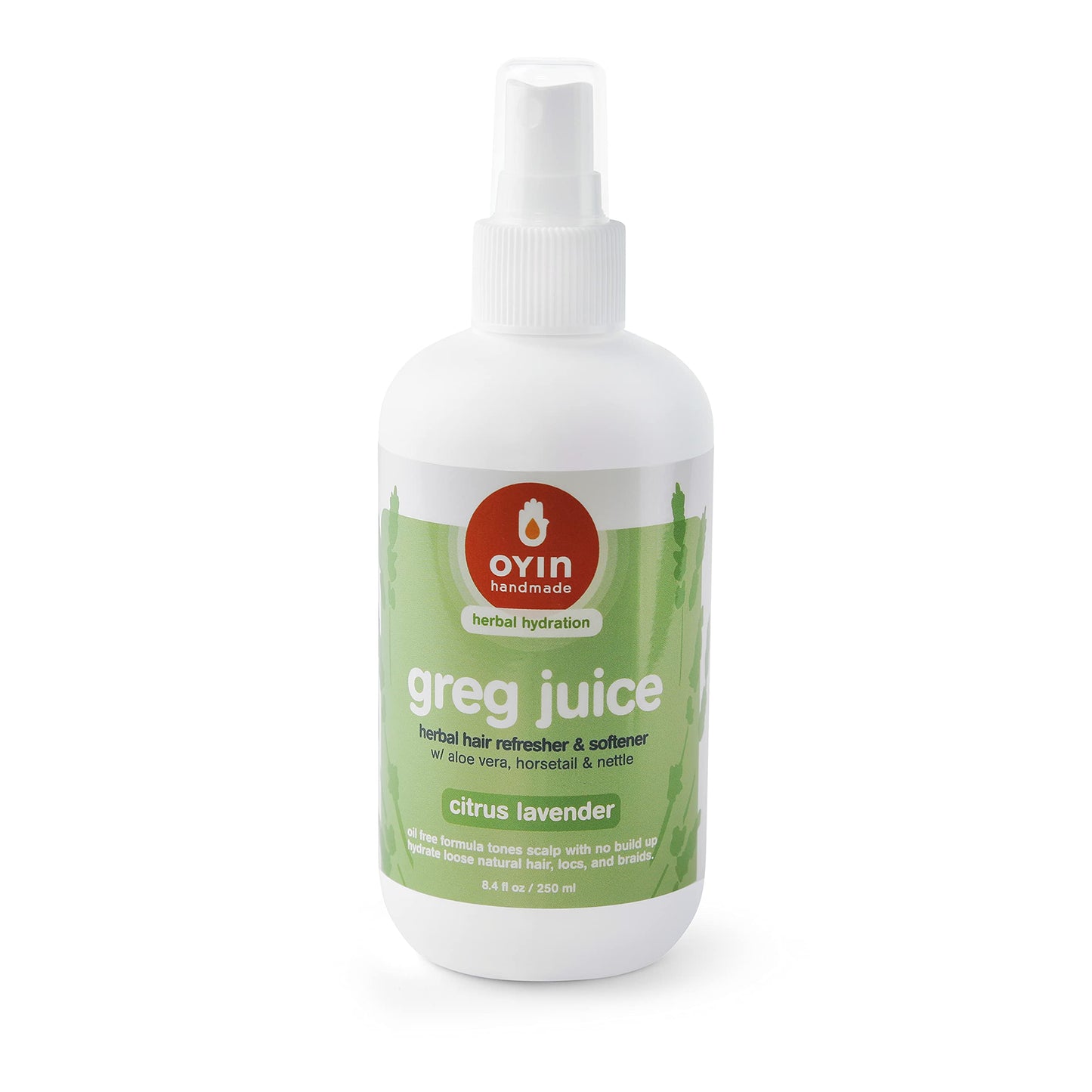 Oyin Handmade Greg Juice Herbal Leave-In Hair Tonic, 250Ml
