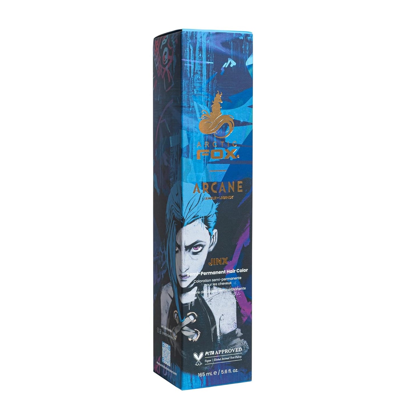 Vegan Semi-Permanent Hair Color Dye | Arctic Fox Aquamarine - 4 Fl Oz (Pack of 2)