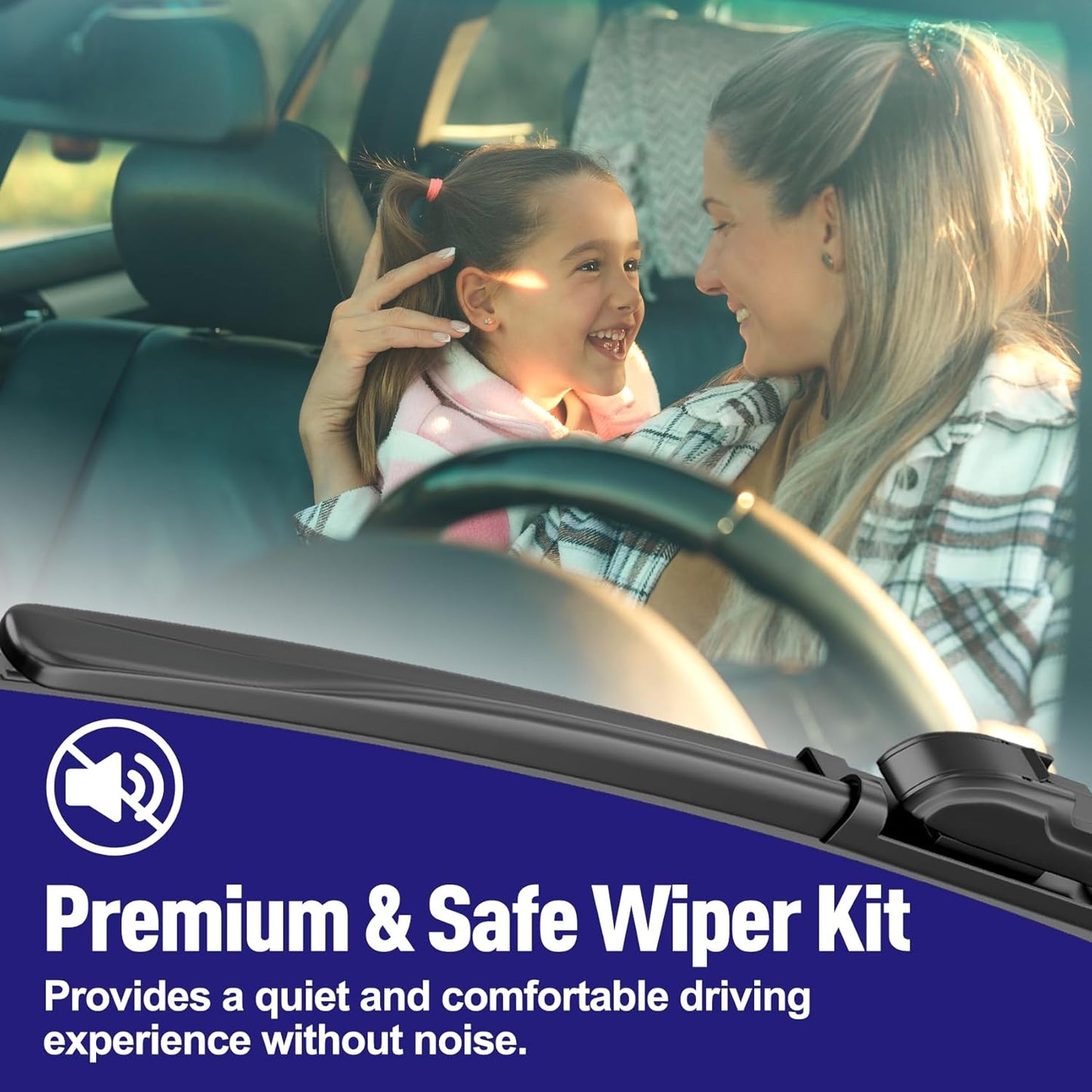 AJK Windshield Wiper Blade, OEM Quality Front and Rear Windshield Wipers for Honda Pilot 2016 2017 2018 2019 2020 2021 2022 2023 2024 2025, 26" 24" 14" Window Blades (Set of 3)