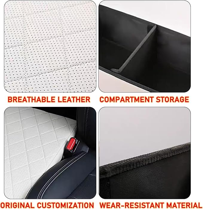 Seat Aisle Storage Box for Ford Explorer 6-Passenger Models – Organizer Rear Seats Passage – Foldable, Easy Installation, for Ford Explorer ST XLT Accessories 2020 to 2025 (Pink)