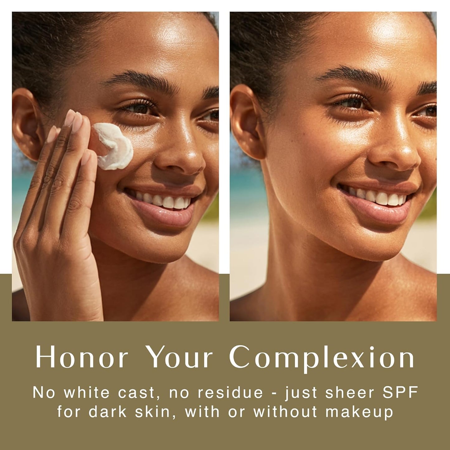 Moisturizing SPF 30 Sun Lotion | Ultra Sheer | Travel Size | For Melanin-Rich Skin