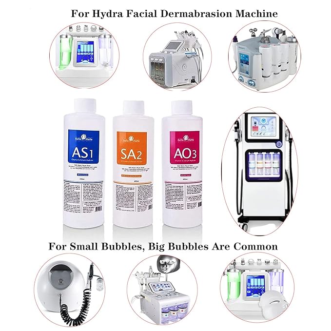 AO3 Aqua Peeling Solution Top Salon Skin Scrub Hydra Skin Scrub Special Solution Small Bubble Solution 400ml