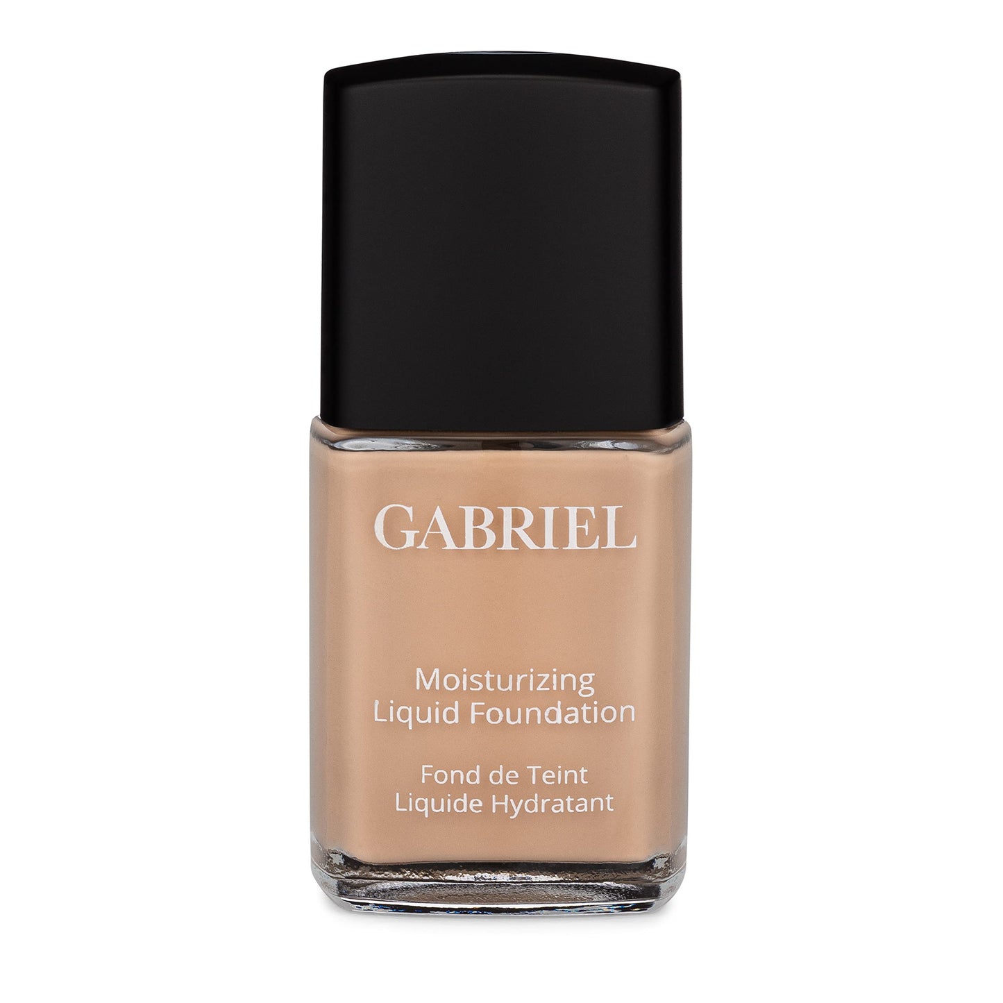 Gabriel Cosmetics Liquid Foundation, Organic Formula- 1 Fl Oz. (Natural Beige, 1.0)