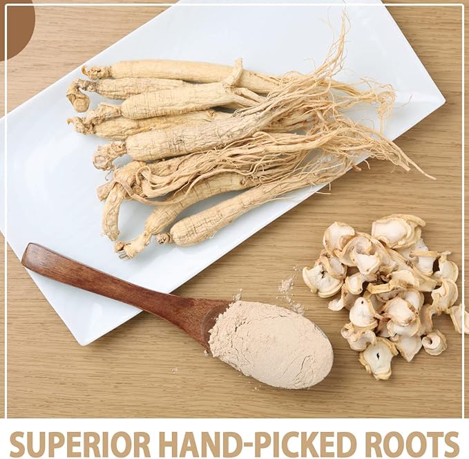 AKI American Ginseng Powder with 4% Ginsenosides - Ideal with Coffee, Beverages Like Smoothies - Pack of 1 (1.5oz/42.5g)