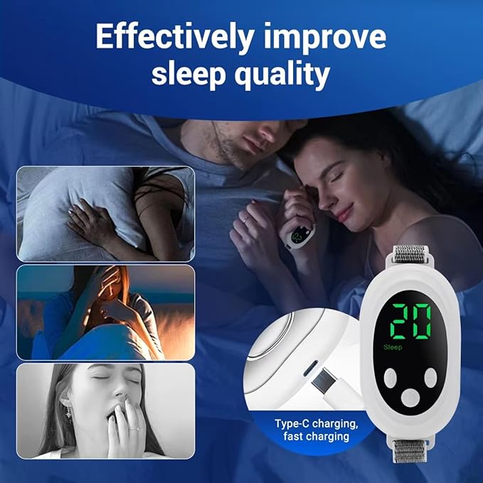 Dormidreams Portable Relaxation Handheld Sleep Aid Device for Insomnia Relief，microcurrent Smart Hand-held Sleep Device,Intelligent Sleep Monitor,Portable Relaxation Tool for Better Sleep