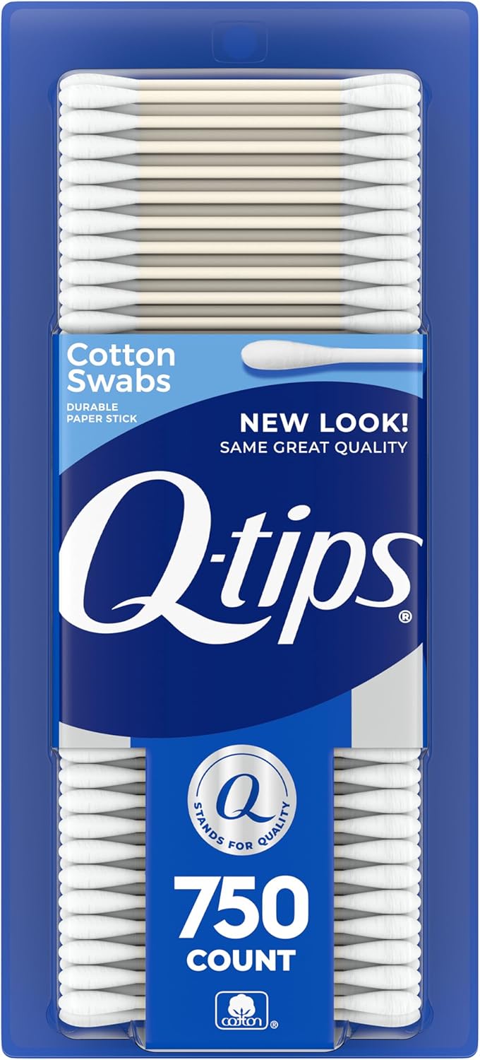 Q-Tips Cotton Swabs | 100% Cotton | 625 Count | Hygiene & Beauty Care
