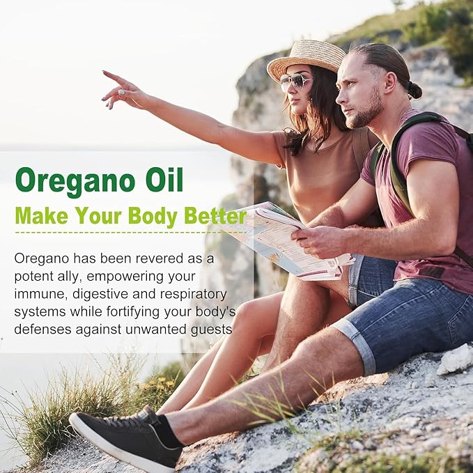 Nature's live Oil of Oregano with Black Seed Oil, 2 in 1 Oregano Supplement for Immune Health, Retains High Concentrated Carvacrol & Thymoquinone, Non-GMO, 60 Softgels, 2 Pack