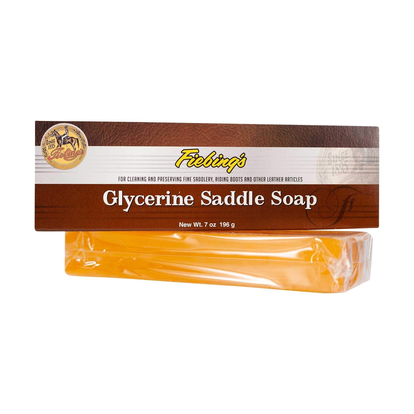 Fiebing'S Gylcerine Saddle Soap For Leather (7 Oz) - Leather Cleaner & Conditioner To Soften, Preserve & Restore Leathercraft -