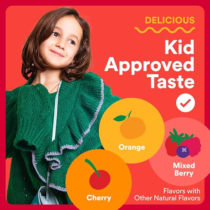 SmartyPants Organic Kids Multivitamin Gummies: Probiotics, Omega 3 (ALA), Vitamin D3, C, Vitamin B12, B6, A, K & Zinc for Immune Support, Biotin, Three Fruit Flavors, 120 Count (30 Day Supply)