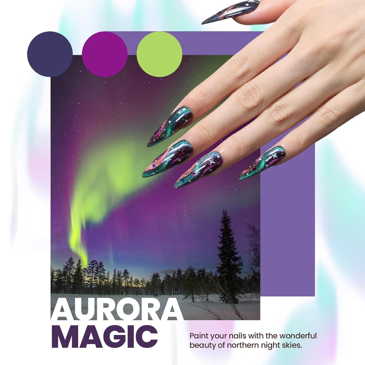 44-Piece Gel Nail Polish Kit | UV Light | 24 Colors | Base & Top Coats | Gifts for Women