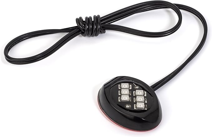 Oznium LED Modules (Round Black, Amber LED)