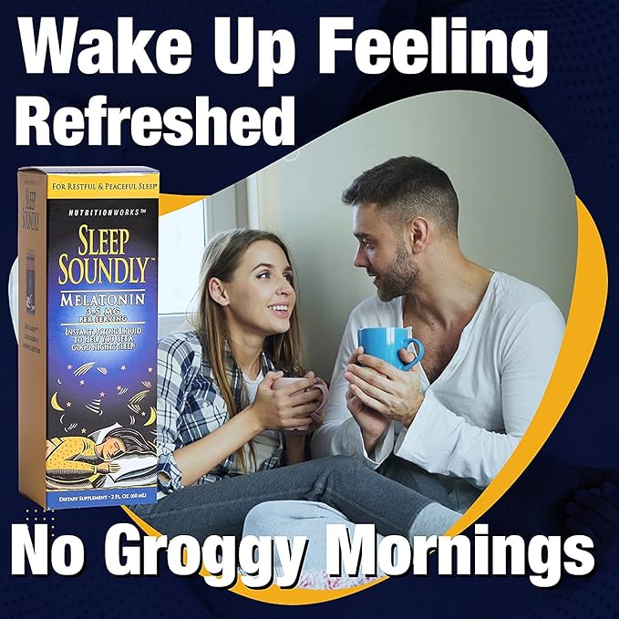 Sleep Soundly Melatonin, 2-Ounce Bottles (Pack of 3)