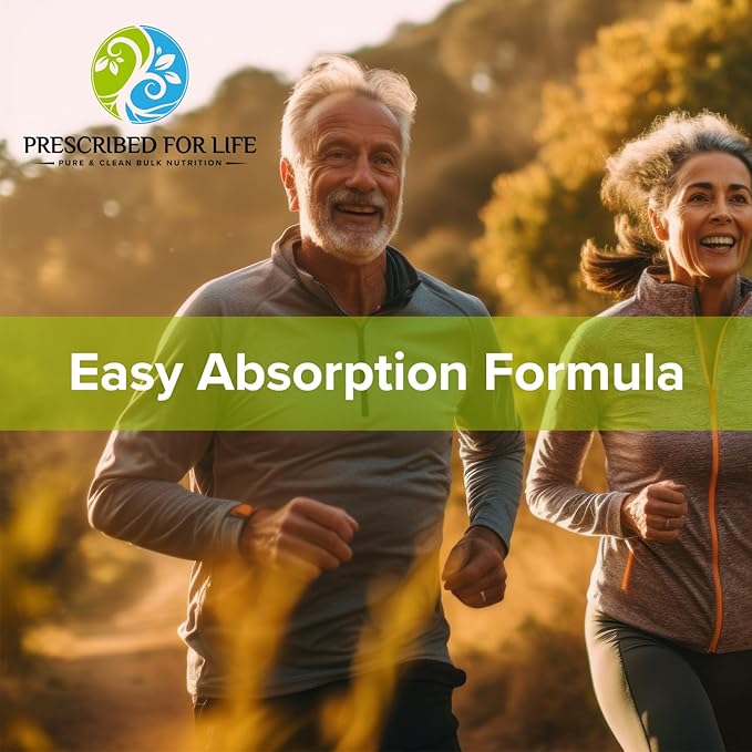Prescribed for Life Calcium Citrate Malate, Pure Vegan Calcium Powder for Bone Health & Cardiovascular Support, Easy Absorption Formula, Non GMO, Filler & Additive Free (2kg / 4.4lb)